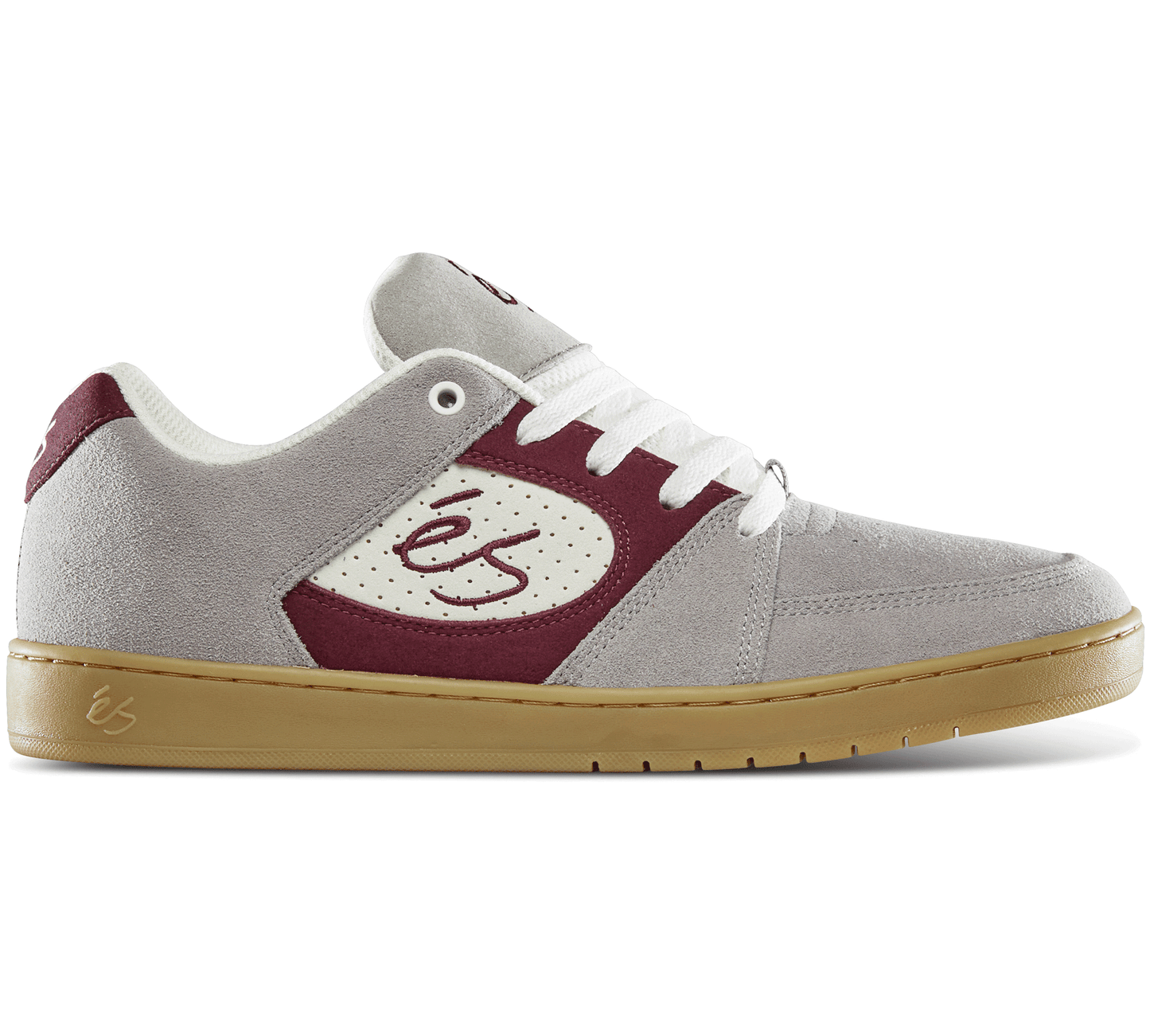 エス ACCEL SLIM GREY BURGUNDY