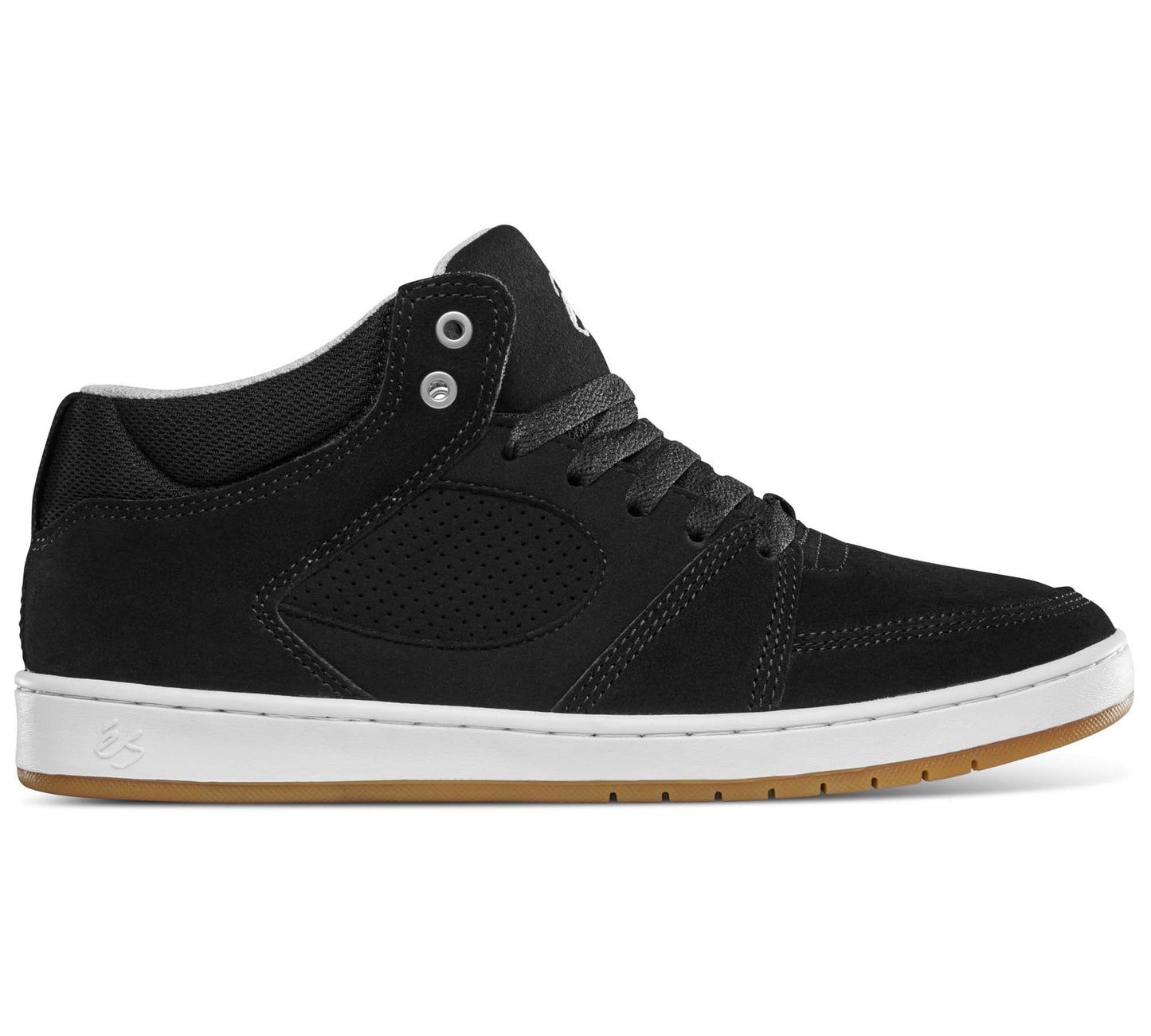 エス ACCEL SLIM MID BLACK WHITE SILVER