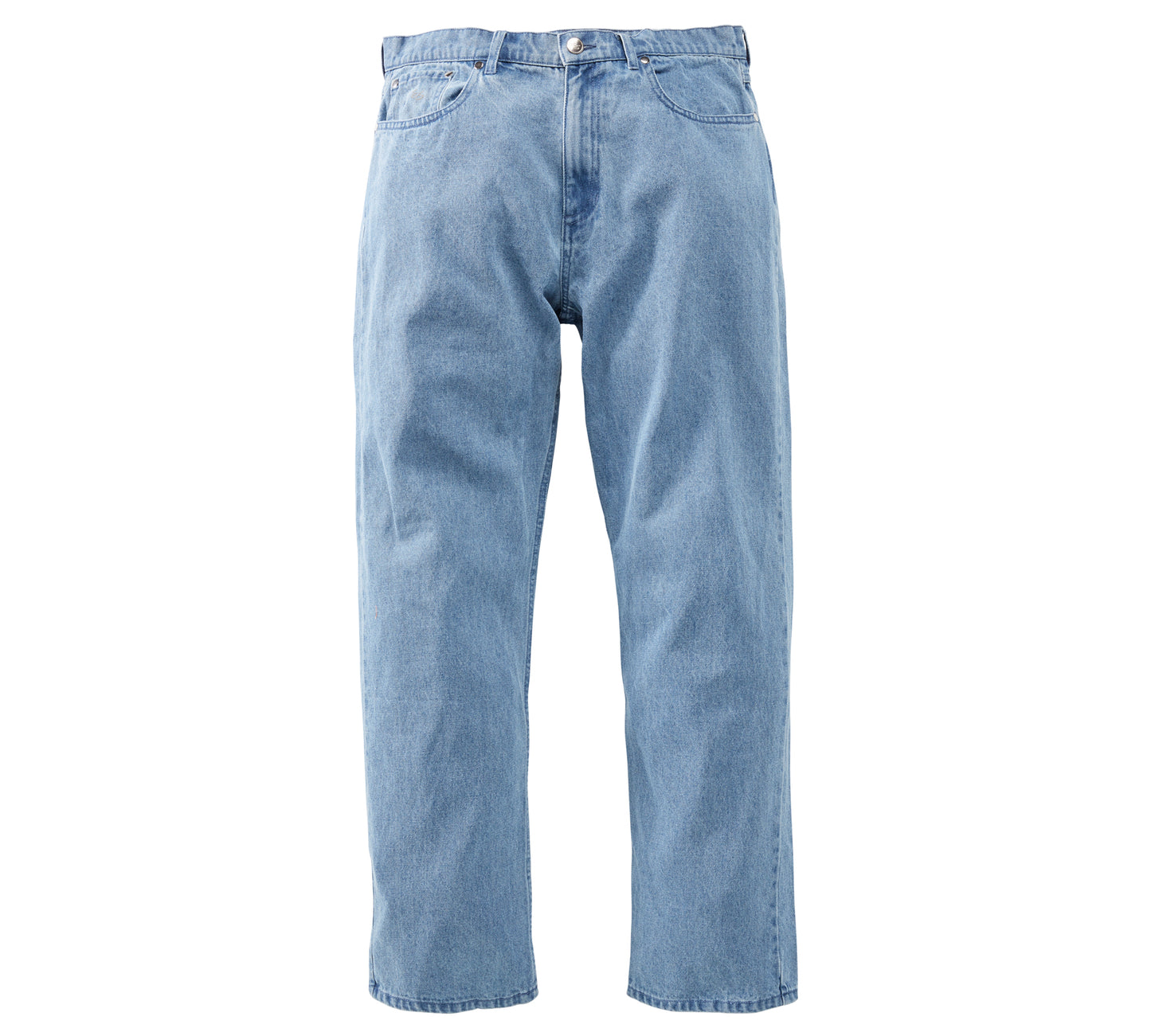 エス BAGGY DENIM LIGHT BLUE