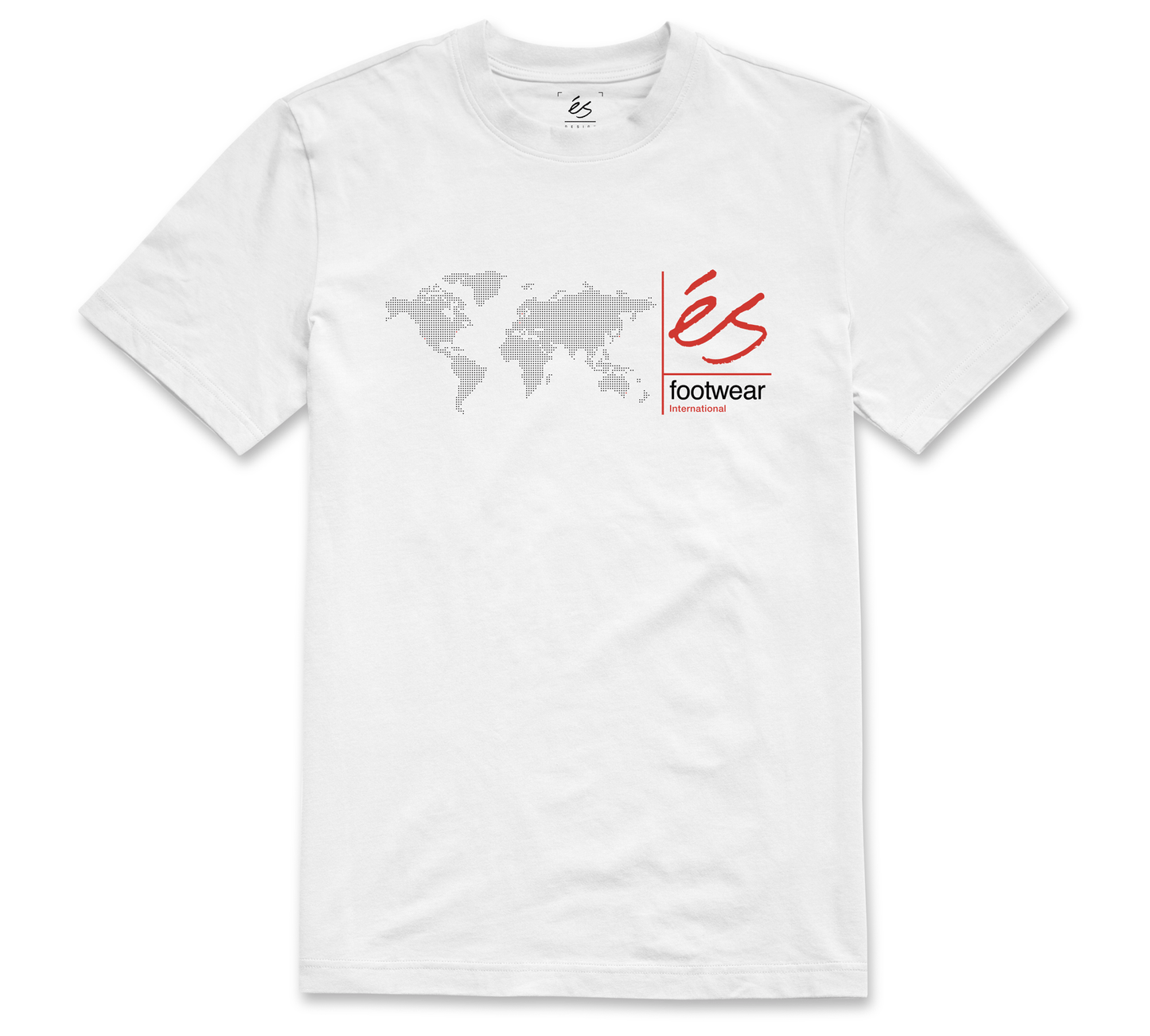 エス DIGI MAP TEE WHITE