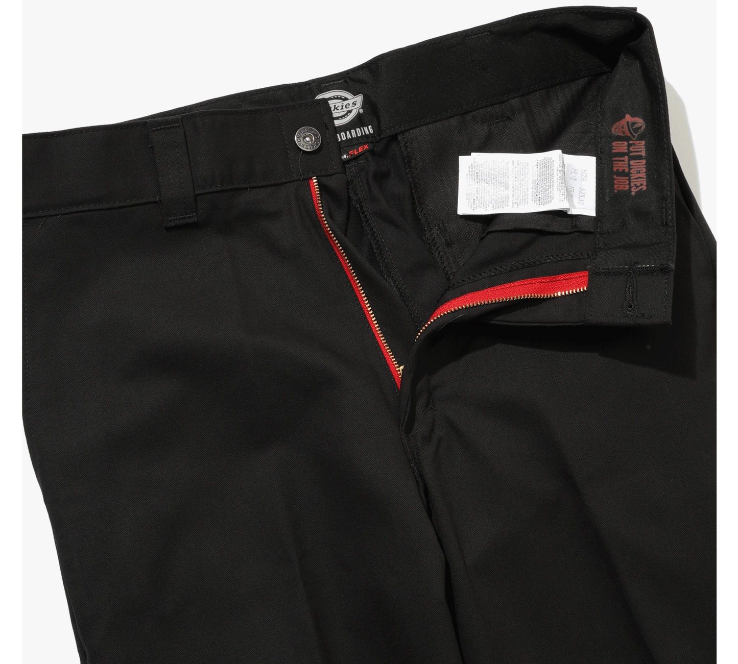 DICKIES SKATEBOARDING DOUBLE KNEE PANT BLACK