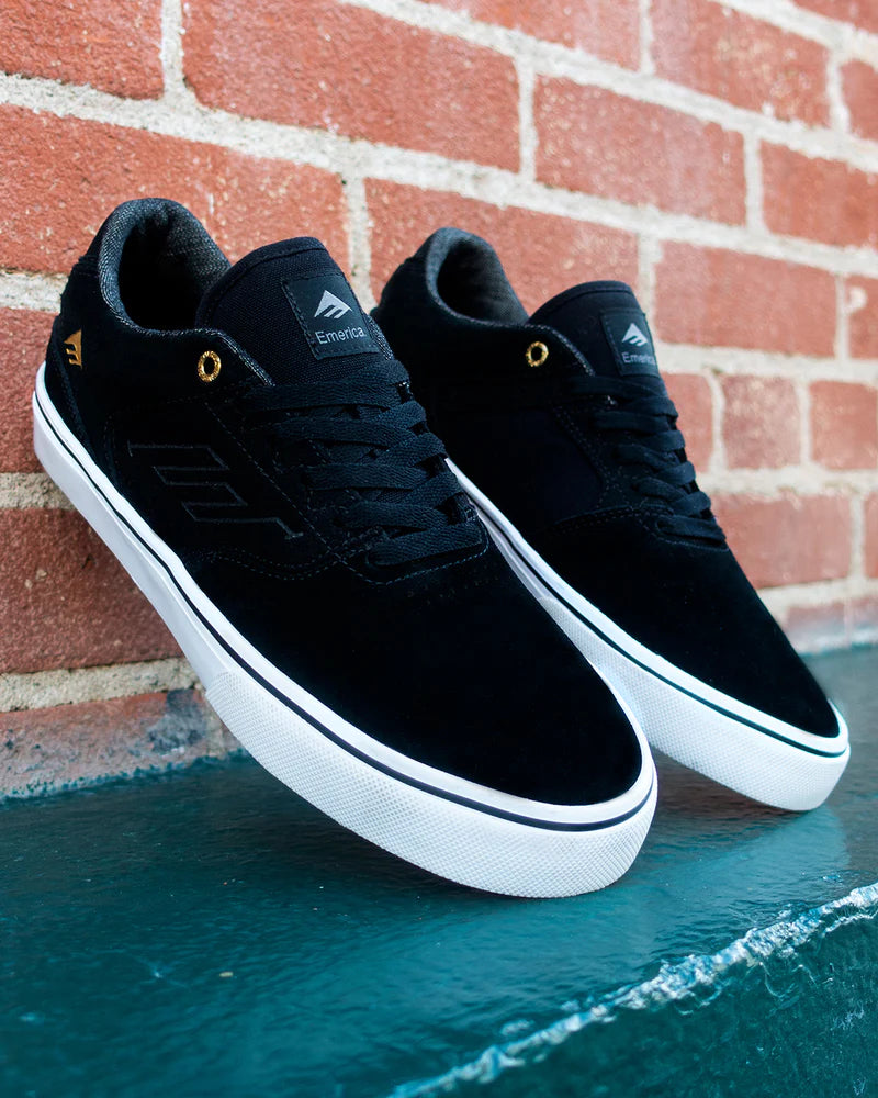 エメリカ EMERICA LOW VULC BLACK GOLD WHITE シューズ スニーカー 靴