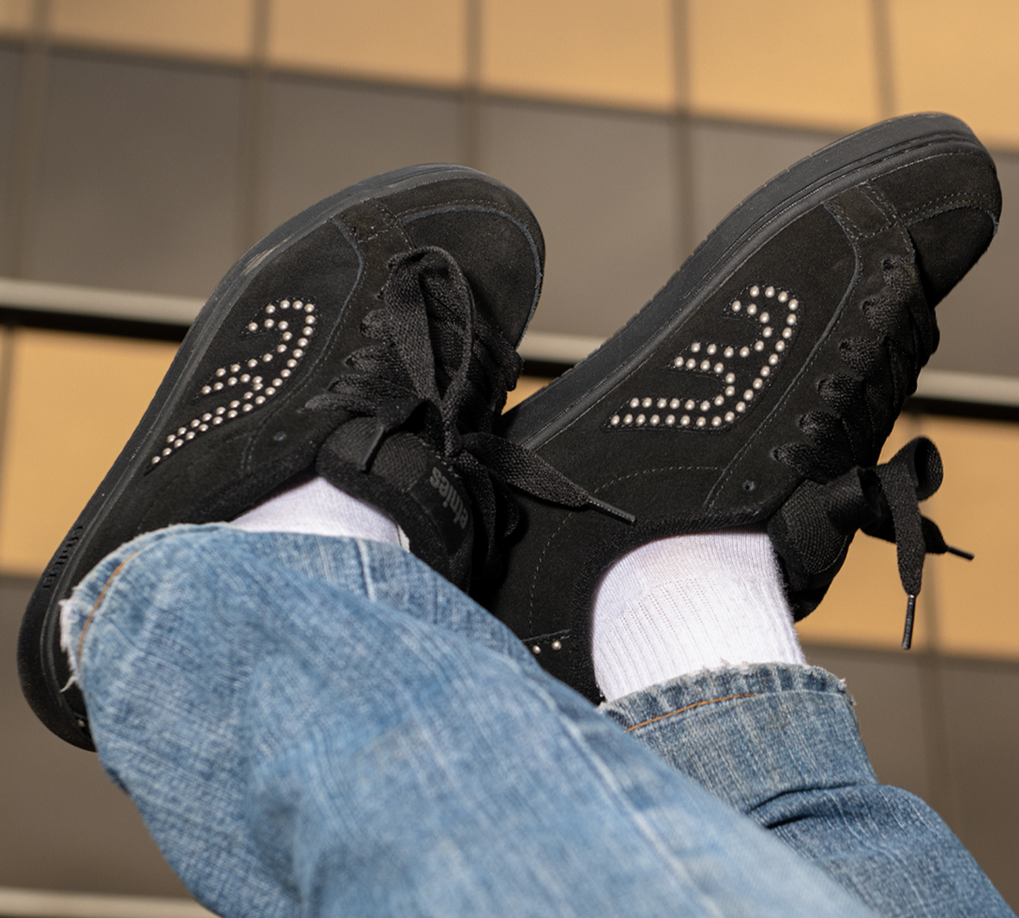 エトニーズ キングピン KINGPIN BLACK BLACK SILVER シューズ スニーカー 靴