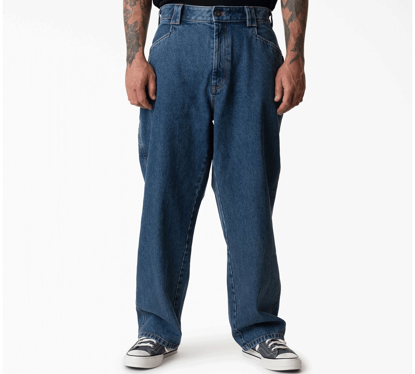 MIKE ANDERSON FLEX DENIM PANT STONE WASH