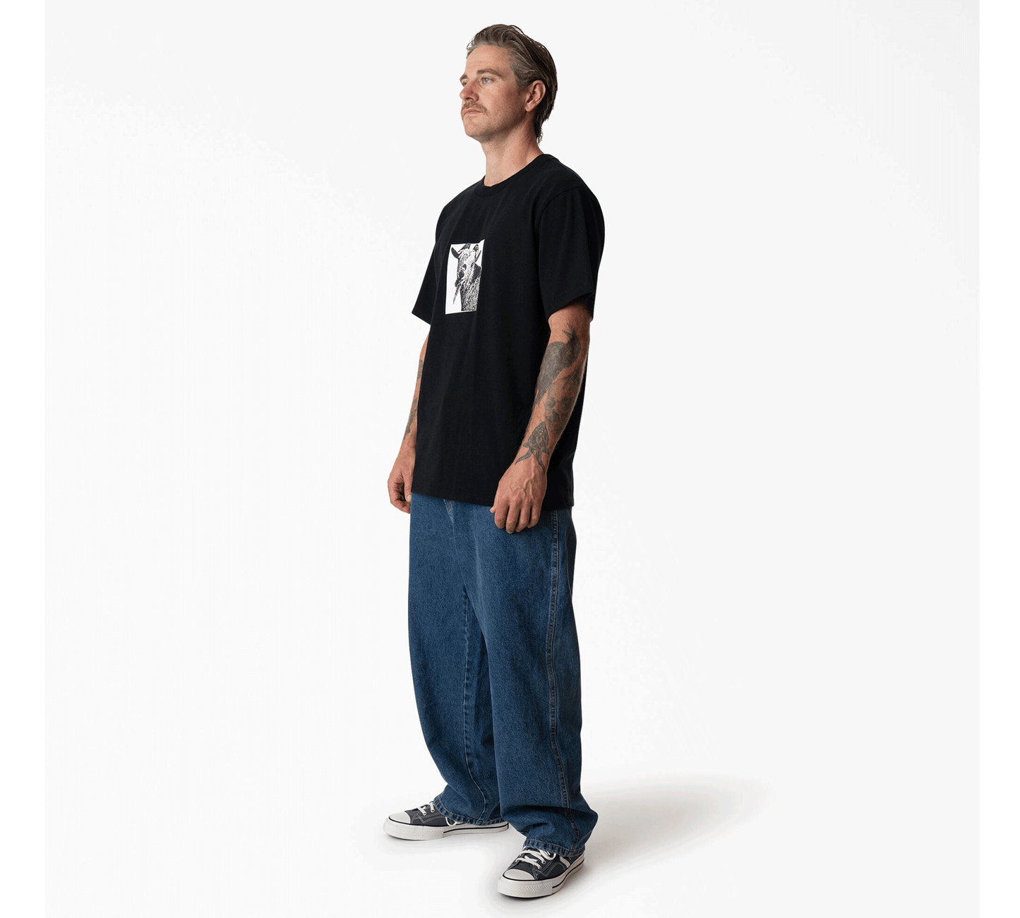 MIKE ANDERSON FLEX DENIM PANT STONE WASH