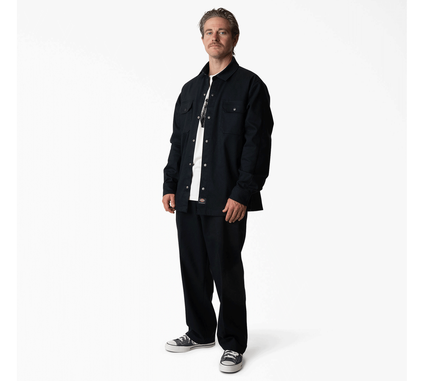 MIKE ANDERSON LINED SHACKET BLACK