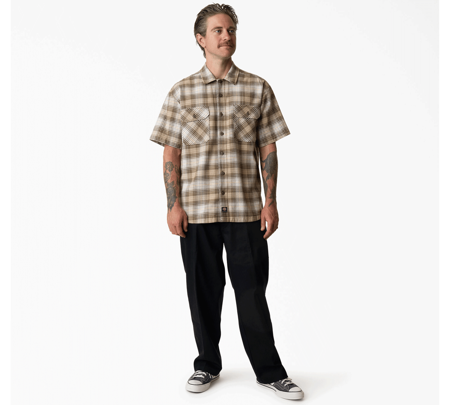 MIKE ANDERSON WORK SHIRTS DARK OLIVE