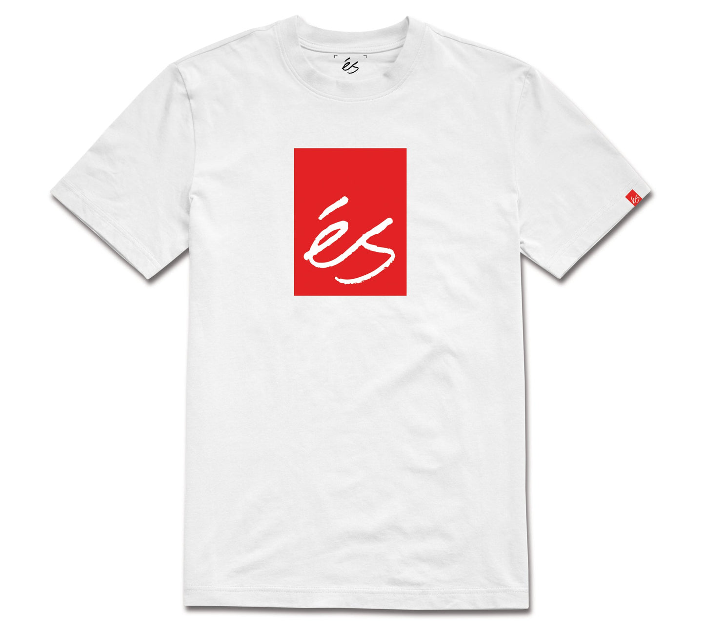 エス MAIN BLOCK TEE WHITE