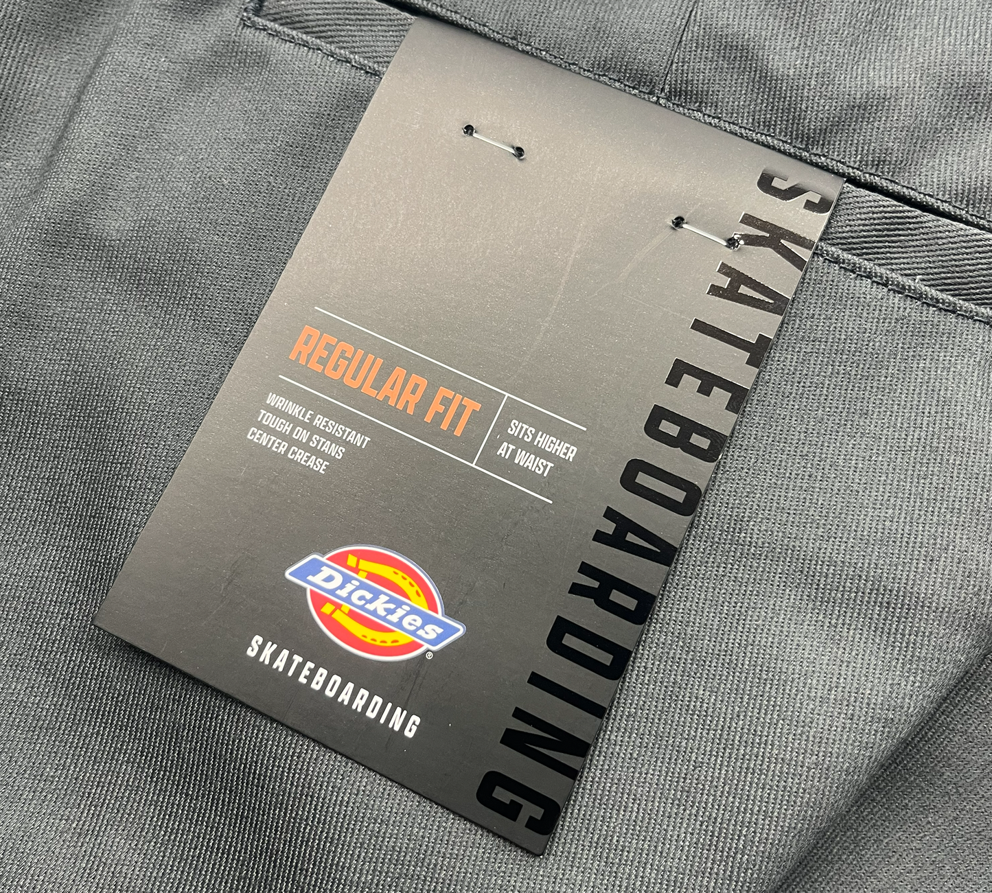 DICKIES ディッキーズ SKATEBOARDING REGULER FIT PANT CHARCOAL スケートボード パンツ チノパン