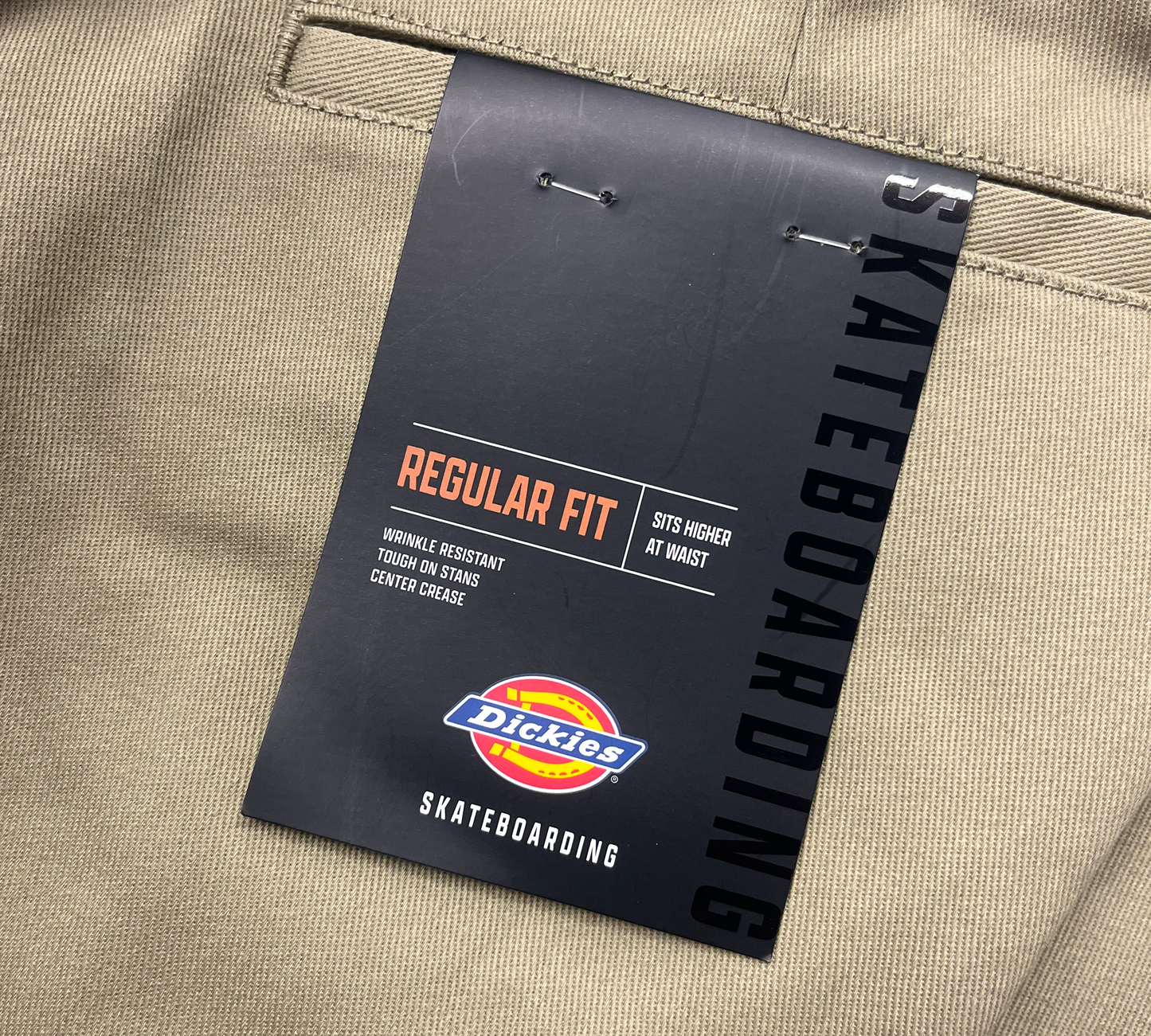 DICKIES ディッキーズ SKATEBOARDING REGULER FIT PANT SAND スケートボード パンツ チノパン