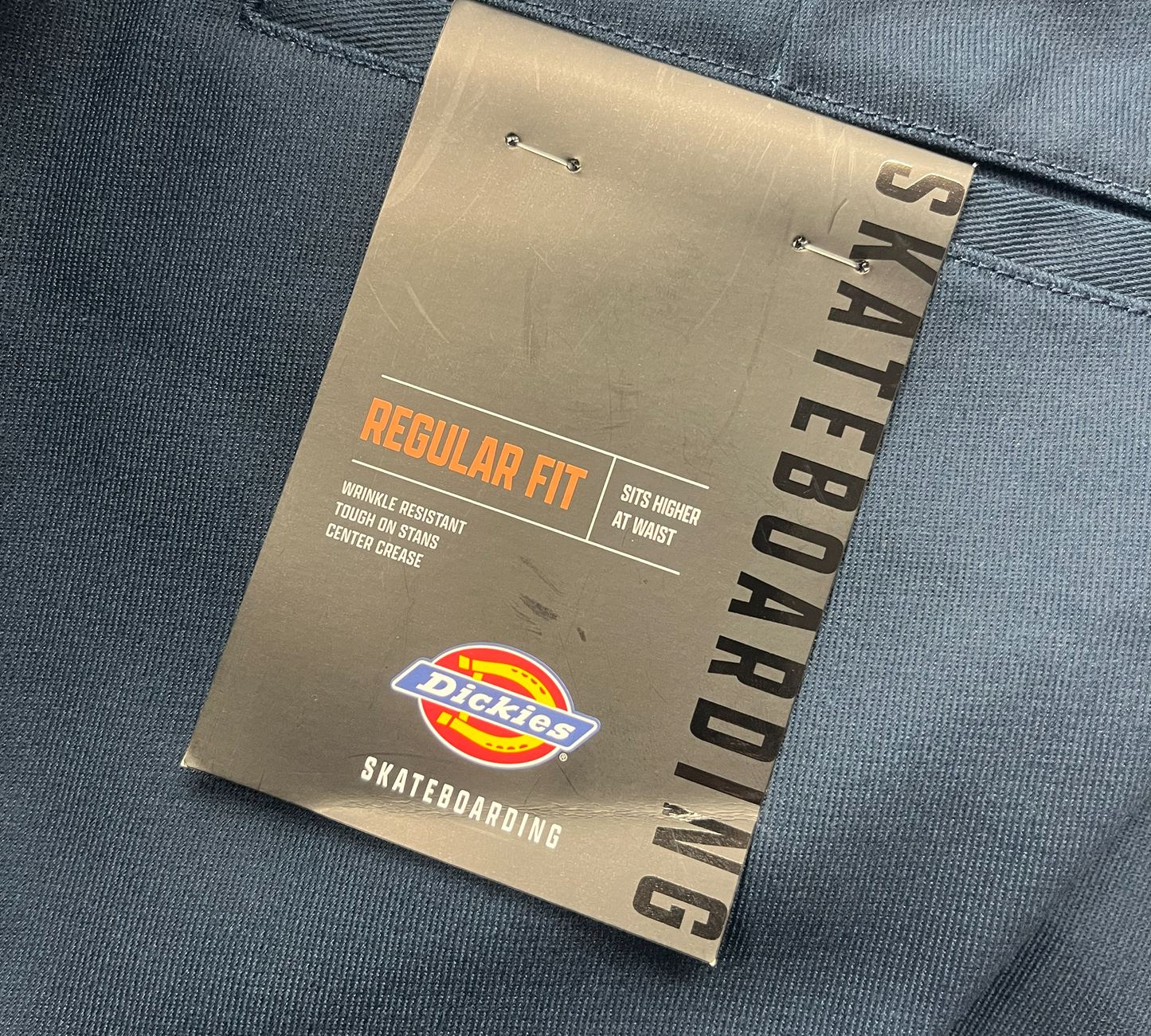 DICKIES ディッキーズ SKATEBOARDING REGULER FIT PANT DARK NAVY スケートボード パンツ チノパン