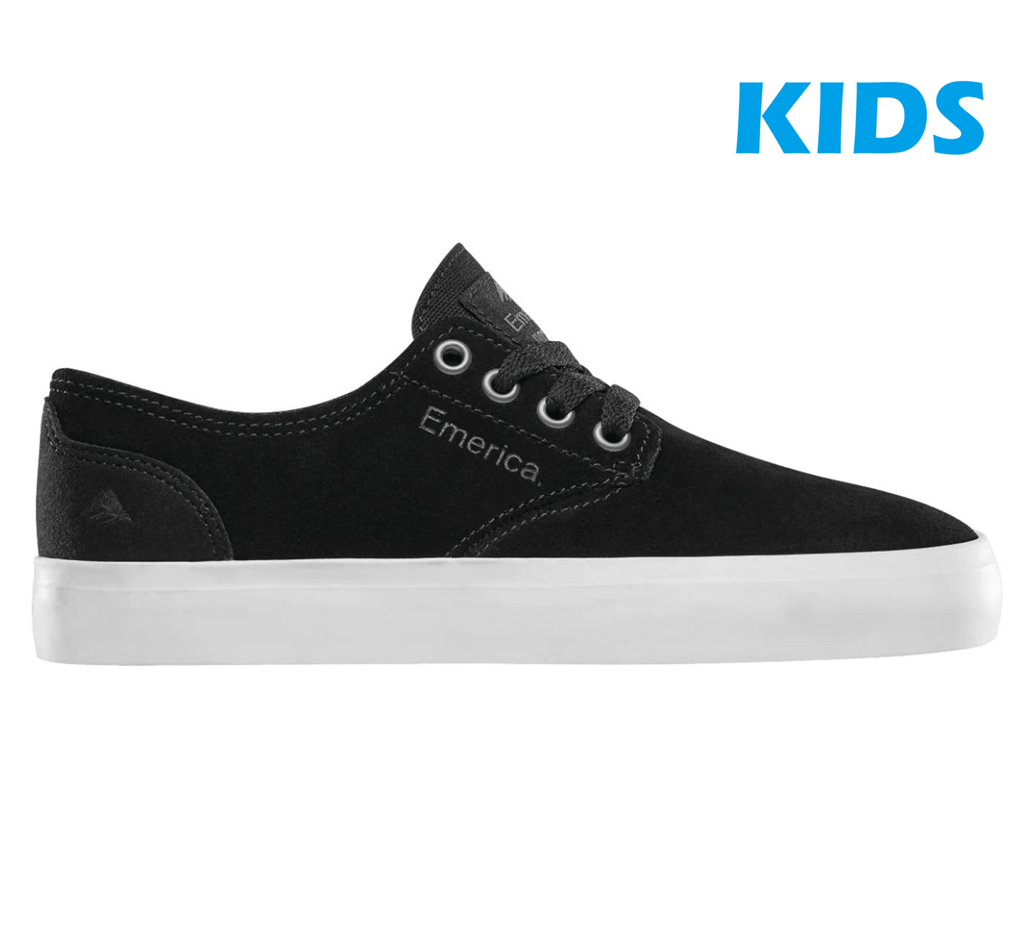 エメリカ 【KIDS】ROMERO LACED YOUTH BLACK WHITE GUM