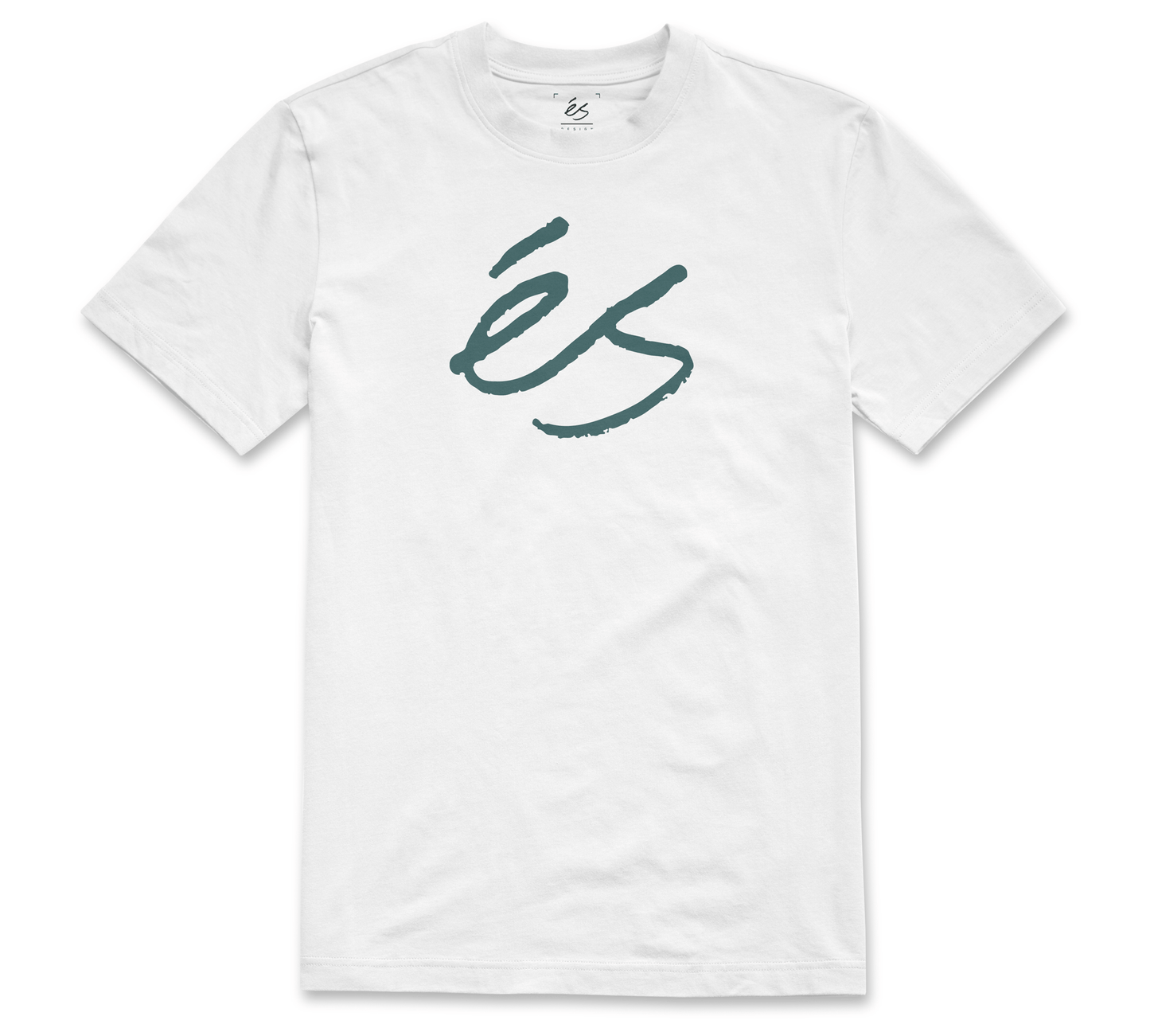 エス SCRIPT MID TEE WHITE GREEN