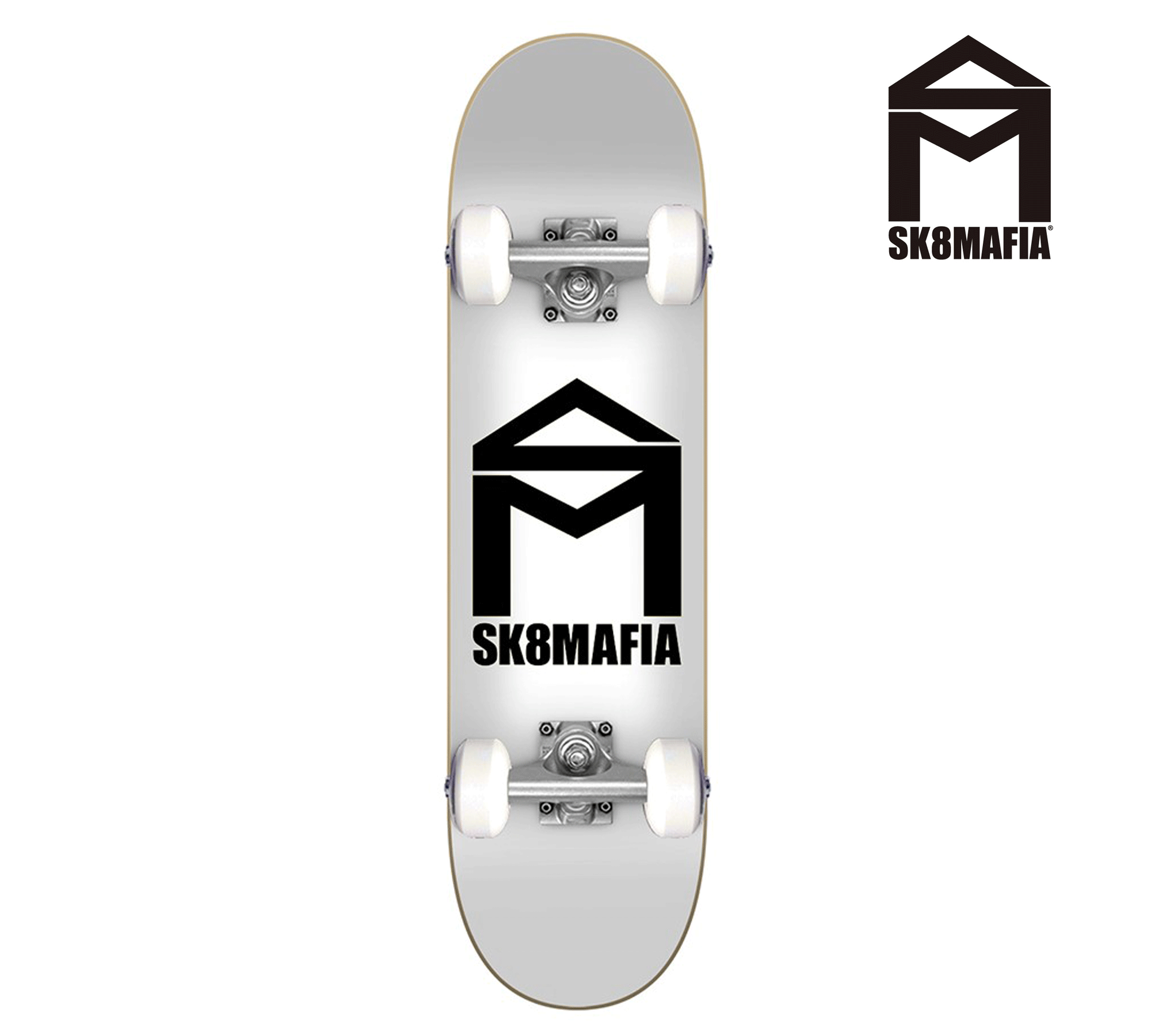 SK8MAFIA HOUSE LOGO MICRO COMP WHITE スケートマフィア コンプリート SK8MAFIA HOUSE LOGO MICRO COMP WHITE スケートマフィア コンプリート