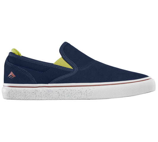 エメリカ WINO G6 SLIP ON NAVY GOLD WHITE