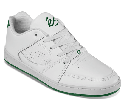 エス ES ACCEL SLIM WHITE DARK GREEN シューズ スニーカー 靴