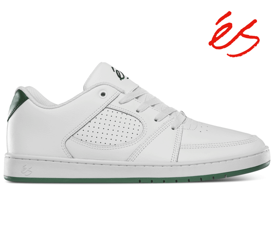 エス ES ACCEL SLIM WHITE DARK GREEN シューズ スニーカー 靴