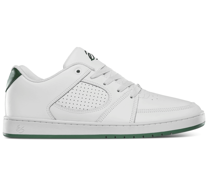 エス ES ACCEL SLIM WHITE DARK GREEN シューズ スニーカー 靴