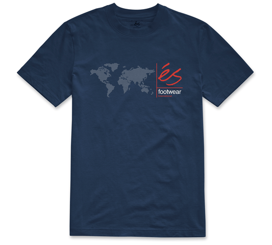 エス DIGI MAP TEE NAVY