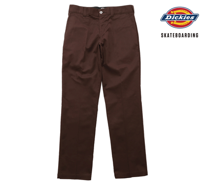 DICKIES ディッキーズ SKATEBOARDING SLIM FIT PANT CHOCOLATE BROWN