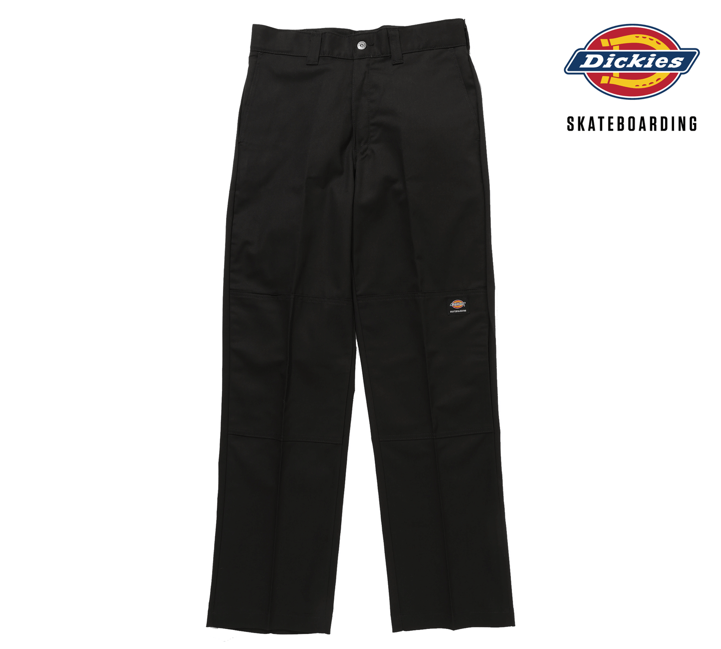DICKIES SKATEBOARDING DOUBLE KNEE PANT BLACK