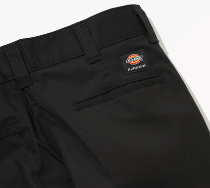 DICKIES SKATEBOARDING DOUBLE KNEE PANT BLACK