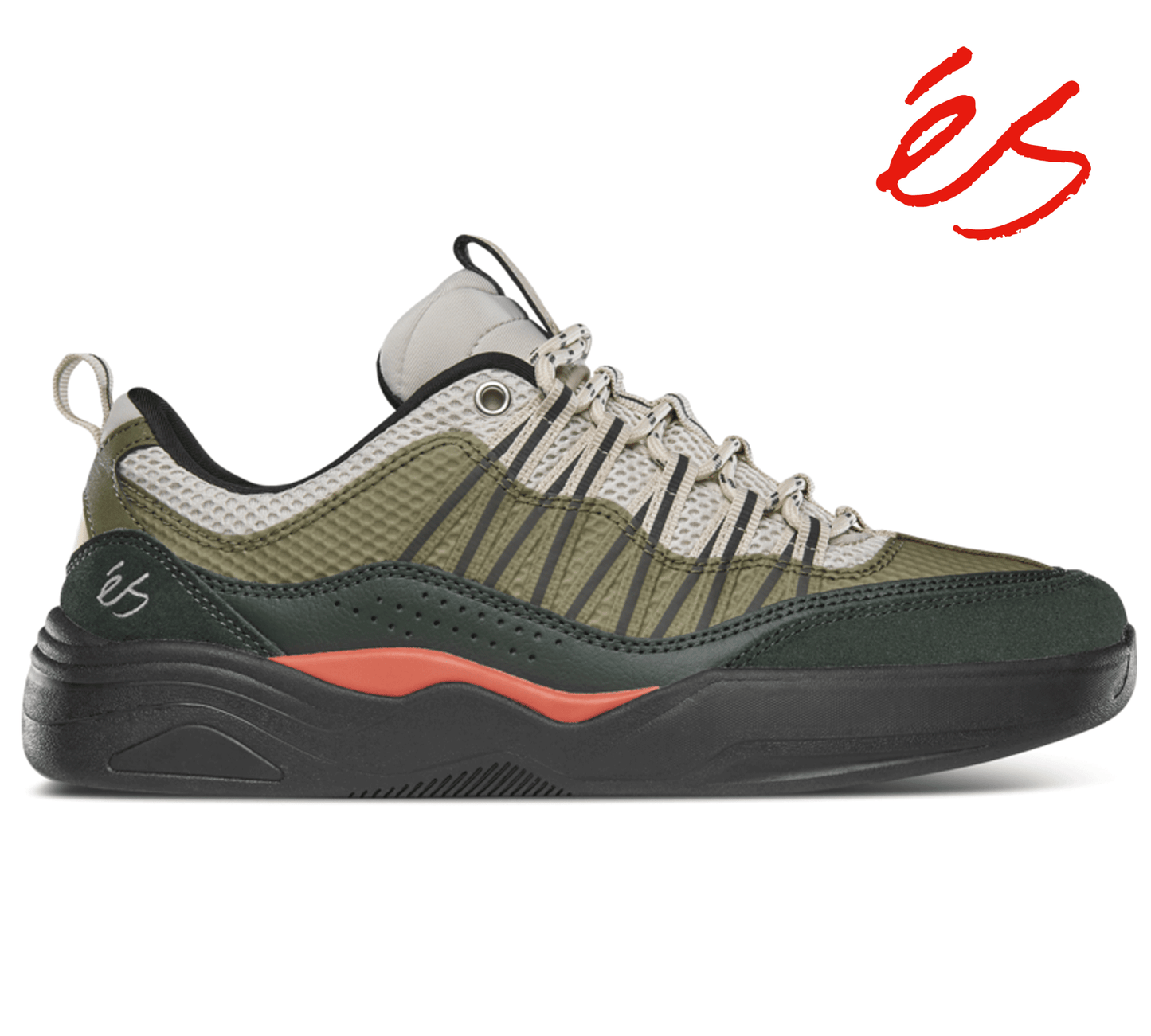 エス ES IMPRINT GREEN BLACK シューズ スニーカー 靴