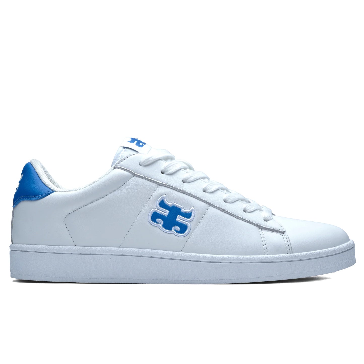 Ace White Leather & Caroline Blue