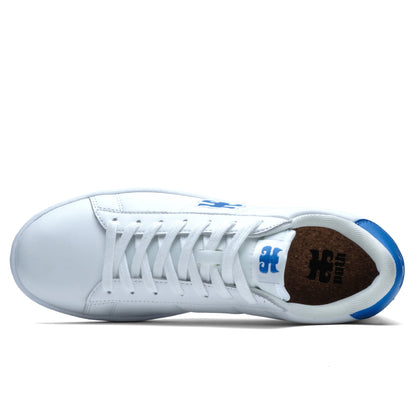 Ace White Leather & Caroline Blue