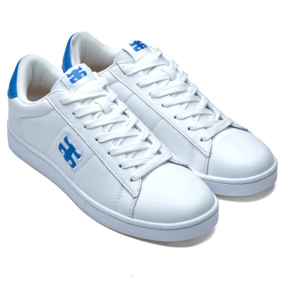 Ace White Leather & Caroline Blue