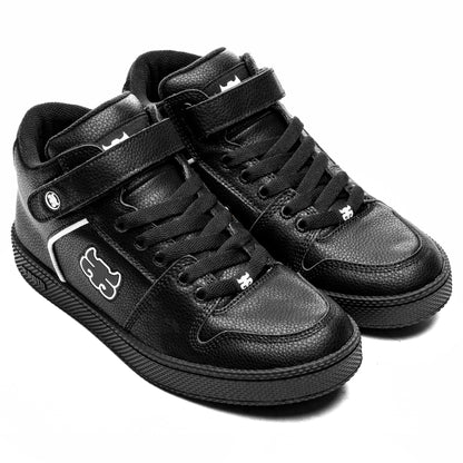 Grasshopper Black Leather