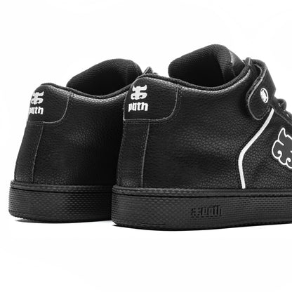 Grasshopper Black Leather