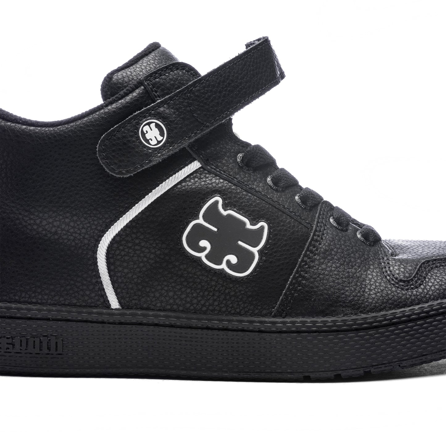 Grasshopper Black Leather