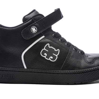 Grasshopper Black Leather