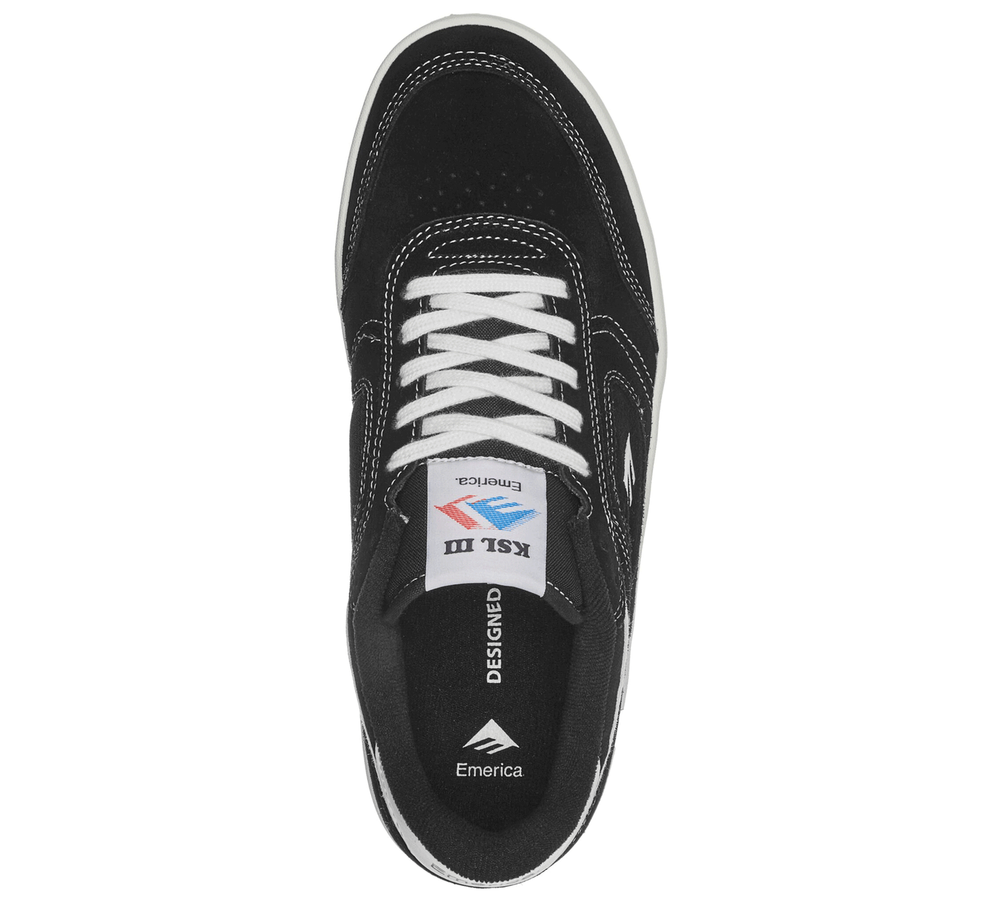 エメリカ EMERICA KSL Ⅲ BLACK WHITE WHITE シューズ スニーカー 靴