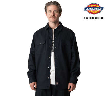 MIKE ANDERSON LINED SHACKET  BLACK