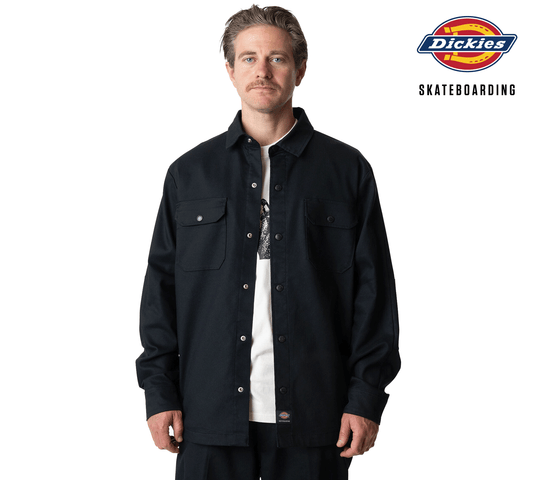 MIKE ANDERSON LINED SHACKET  BLACK