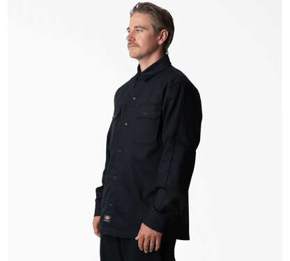 MIKE ANDERSON LINED SHACKET  BLACK