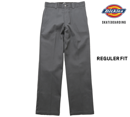 DICKIES ディッキーズ SKATEBOARDING REGULER FIT PANT CHARCOAL スケートボード パンツ チノパン