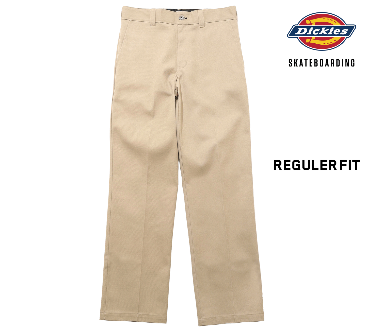 DICKIES ディッキーズ SKATEBOARDING REGULER FIT PANT SAND スケートボード パンツ チノパン