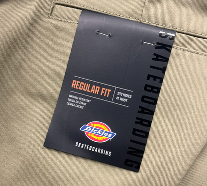 DICKIES ディッキーズ SKATEBOARDING REGULER FIT PANT SAND スケートボード パンツ チノパン