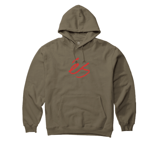 SCRIPT HOOD OLIVE