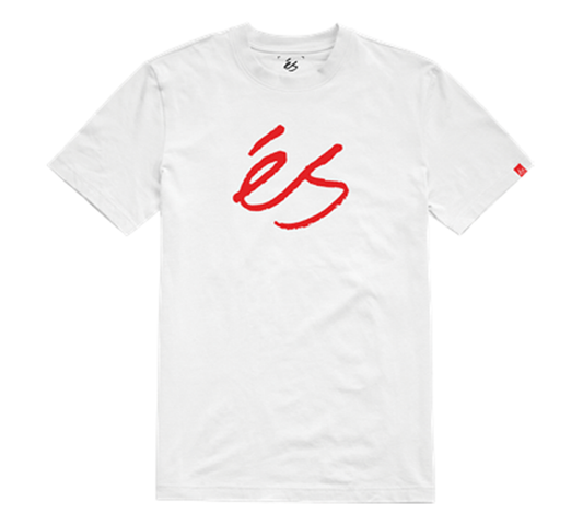 エス SCRIPT MID TEE WHITE