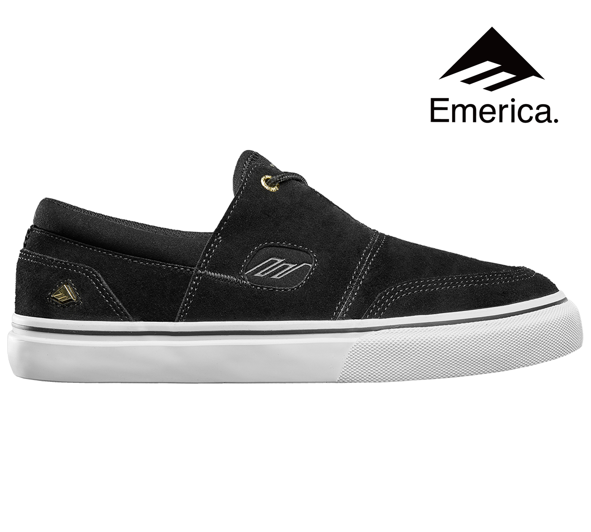 エメリカ EMERICA SERVOLD BLACK WHITE GOLD シューズ スニーカー 靴