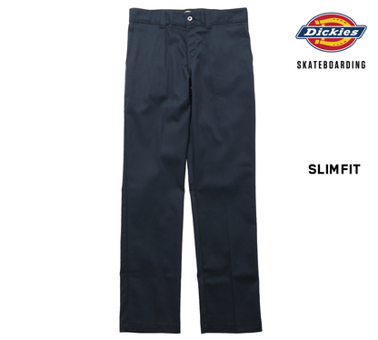 DICKIES ディッキーズ SKATEBOARDING SLIM FIT PANT DARK NAVY スケートボード パンツ チノパン