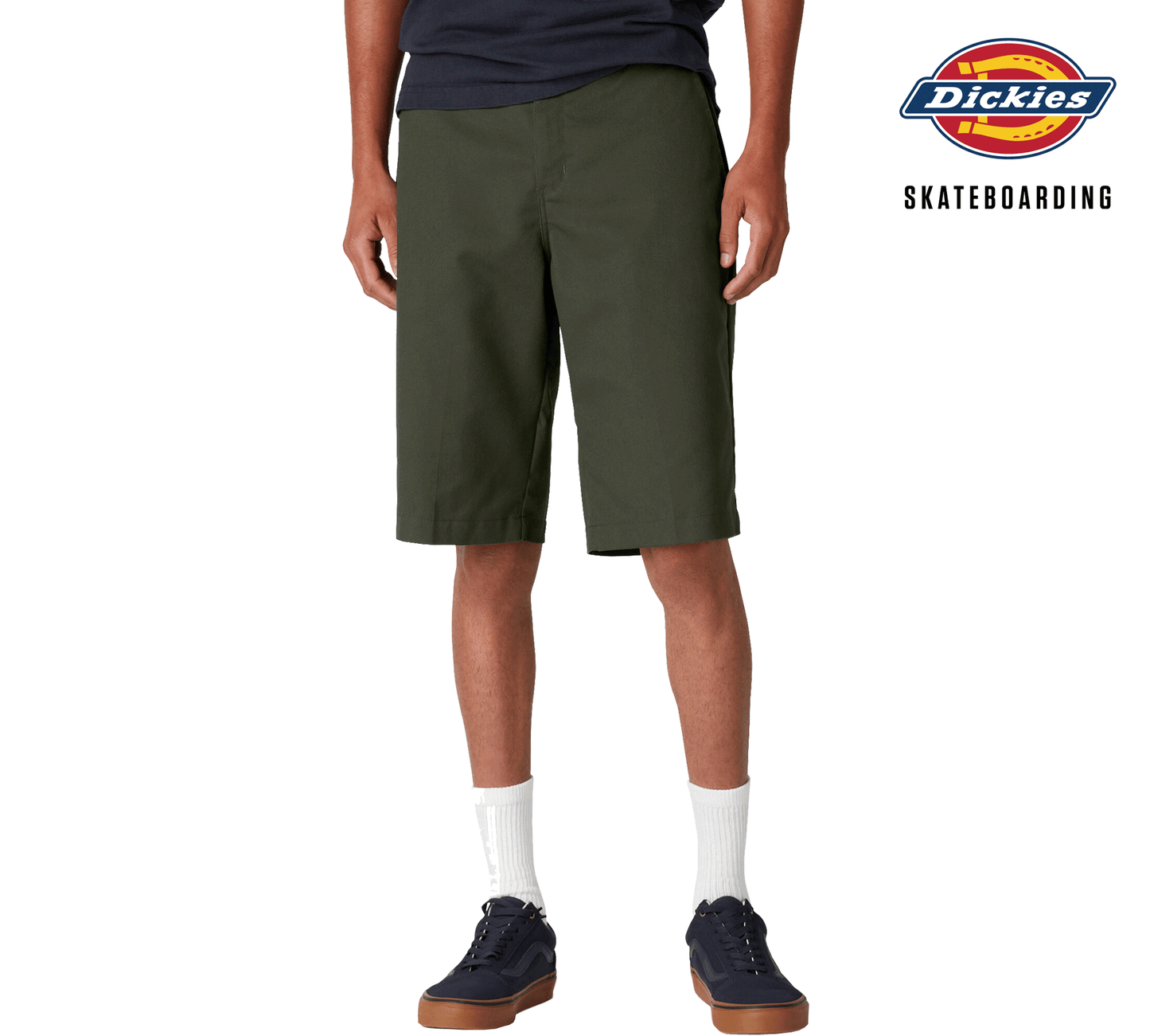 DICKIES SKATEBOARDING SLIM SHORTS OLIVE GREEN