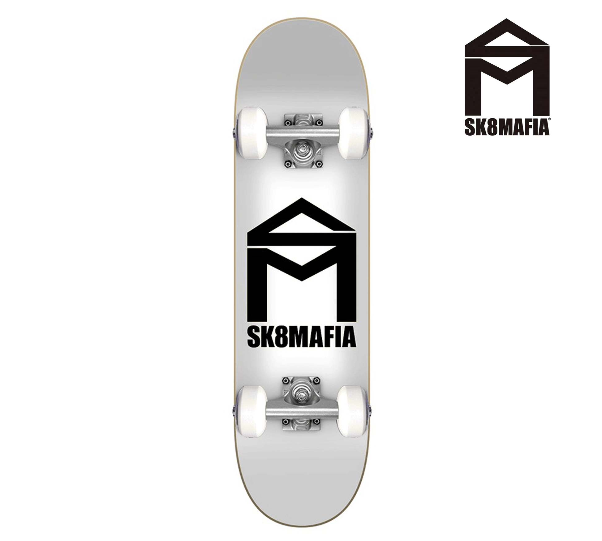 SK8MAFIA HOUSE LOGO MICRO COMP WHITE スケートマフィア コンプリート SK8MAFIA HOUSE LOGO MICRO COMP WHITE スケートマフィア コンプリート