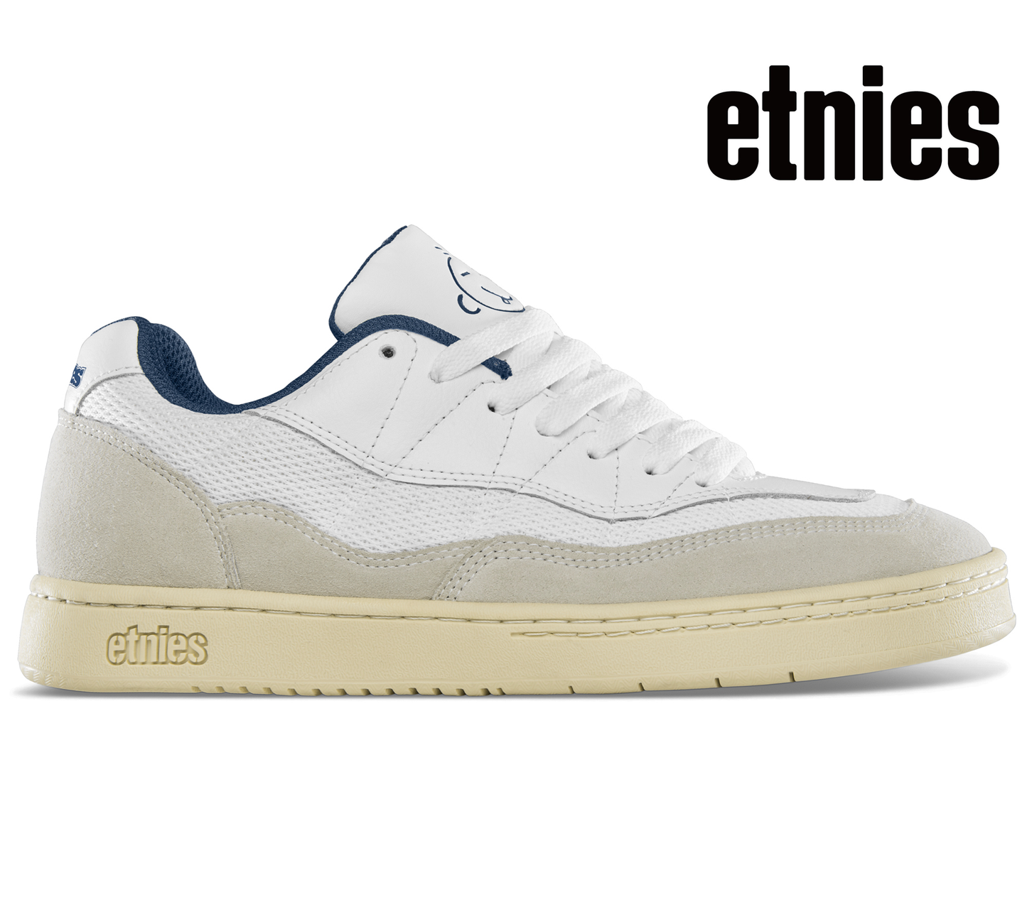エトニーズ ETNIES SNAKE WHITE NAVY シューズ スニーカー 靴
