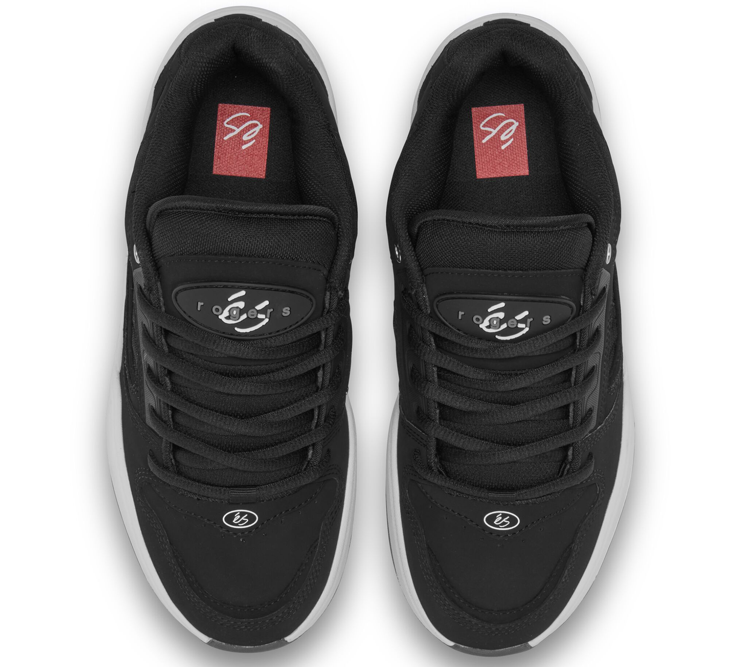 エス ES TJ ROGERS BLACK WHITE GREY シューズ スニーカー 靴