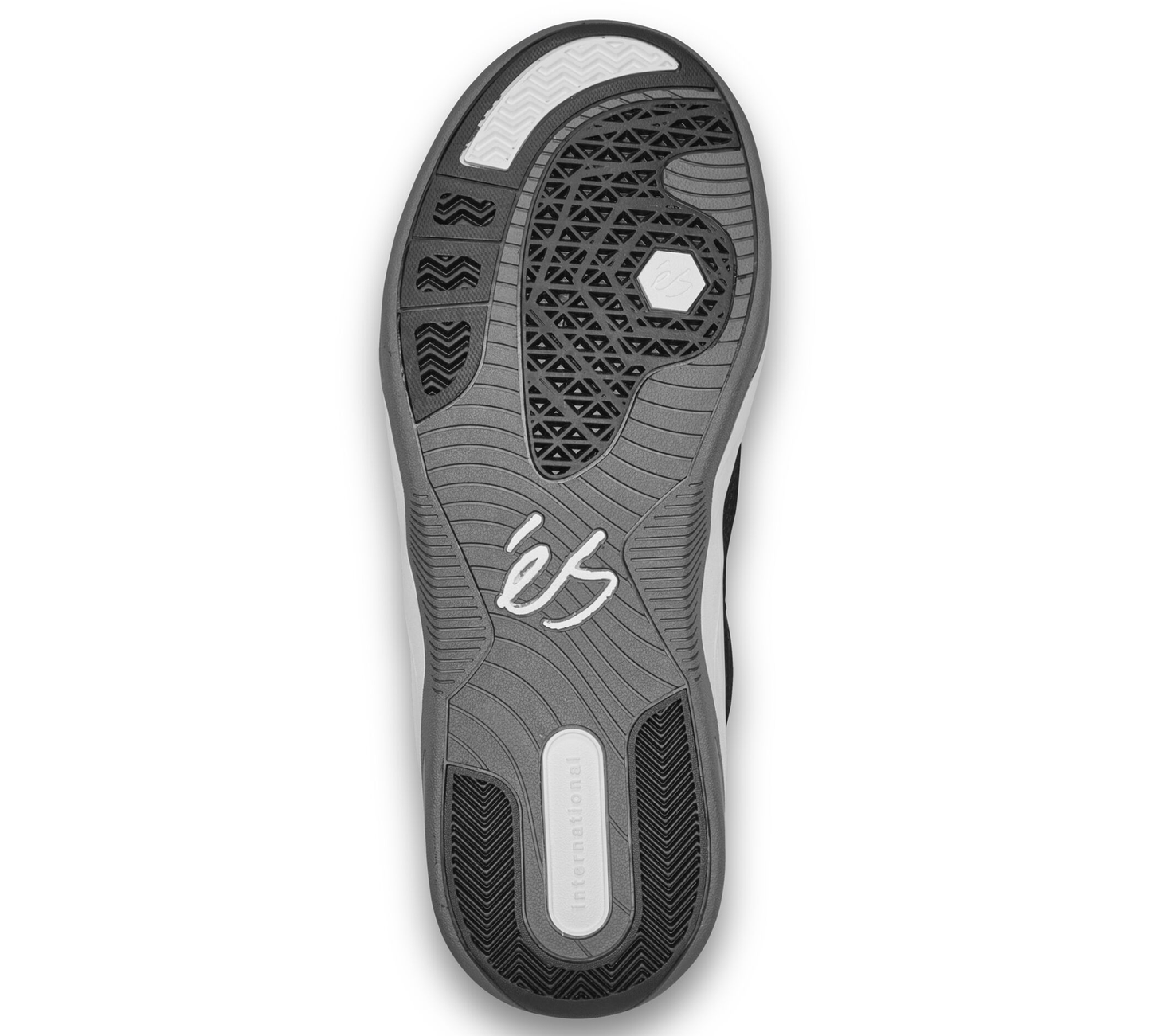 エス ES TJ ROGERS BLACK WHITE GREY シューズ スニーカー 靴